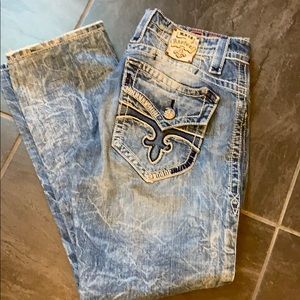 Rock revival men’s jeans size 34 straight leg.